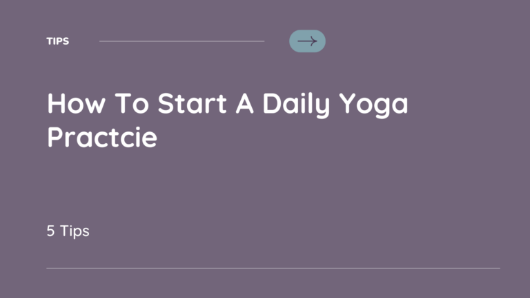 Daily Yoga Practice